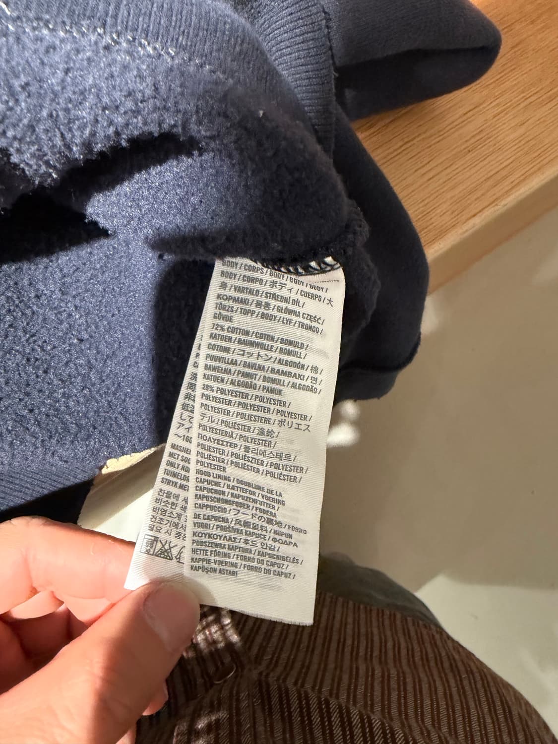 Holister 자수 로고 후드 집업 상품이미지5