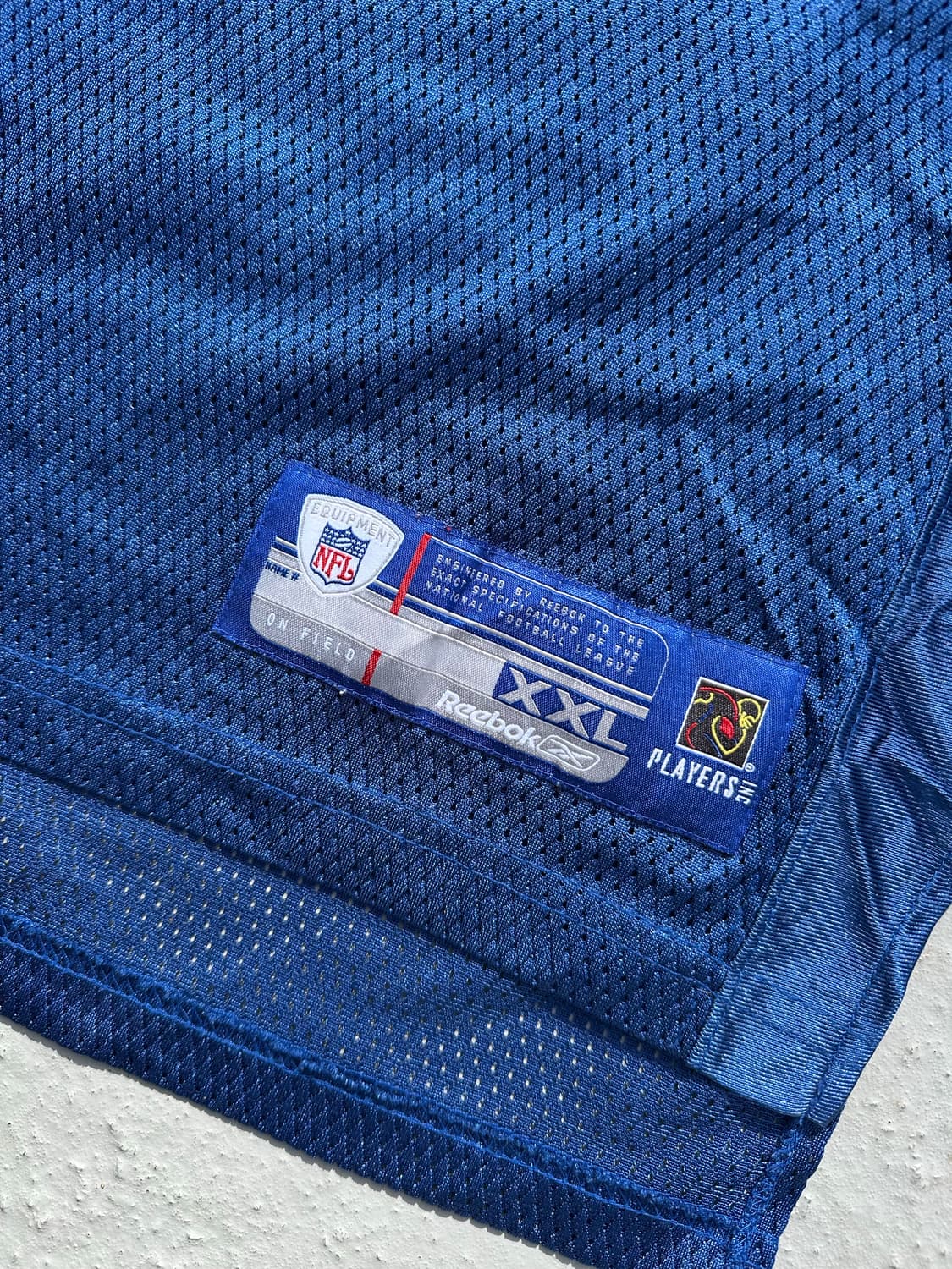 NFL 풋볼져지 2XL 빅사이즈 블루 상품이미지2