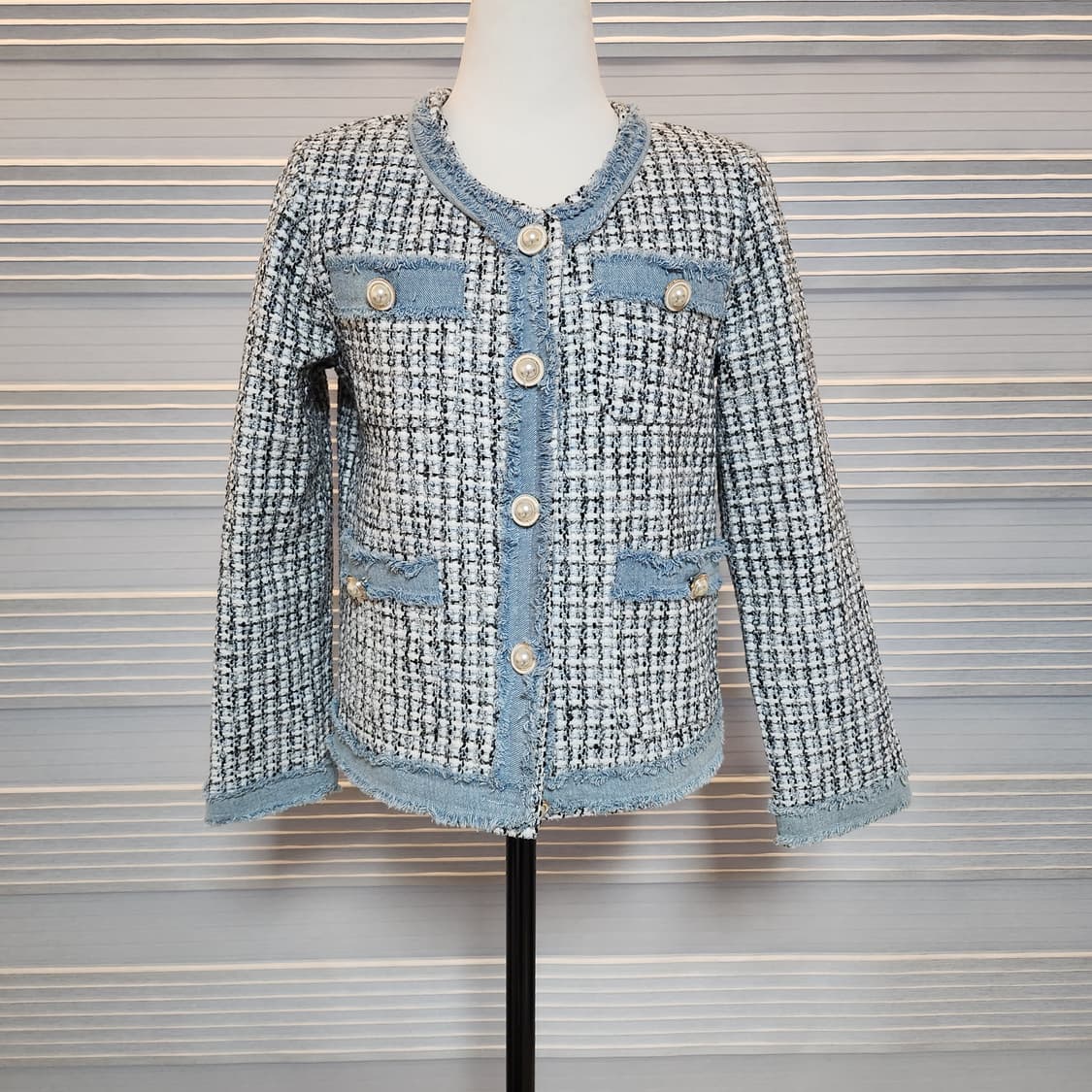 《새상품》트위드 자켓 상품이미지1