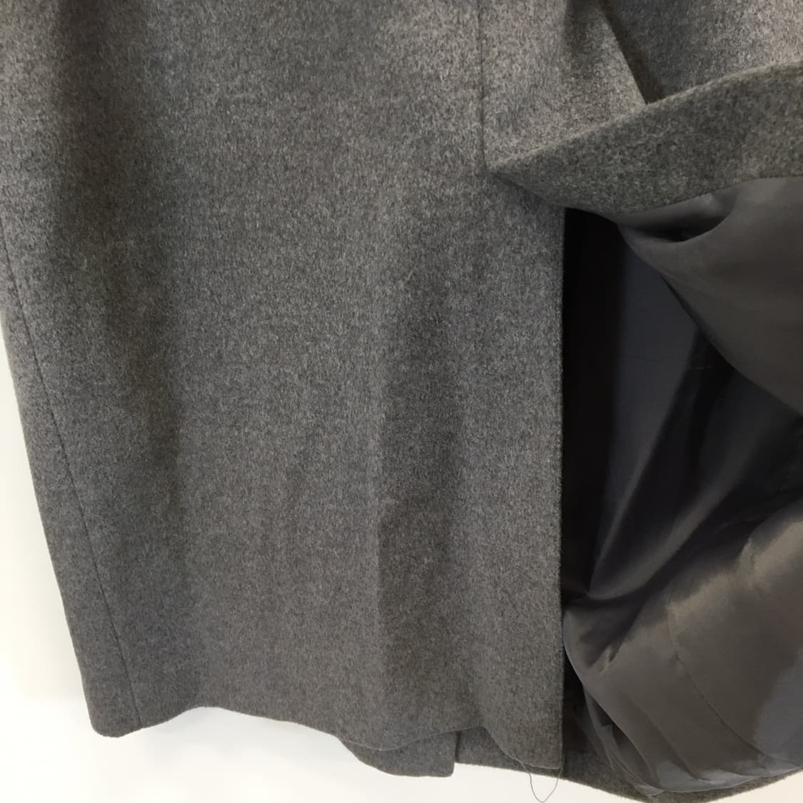 유니클로 울 그레이 벨티드코트 L 상품이미지5