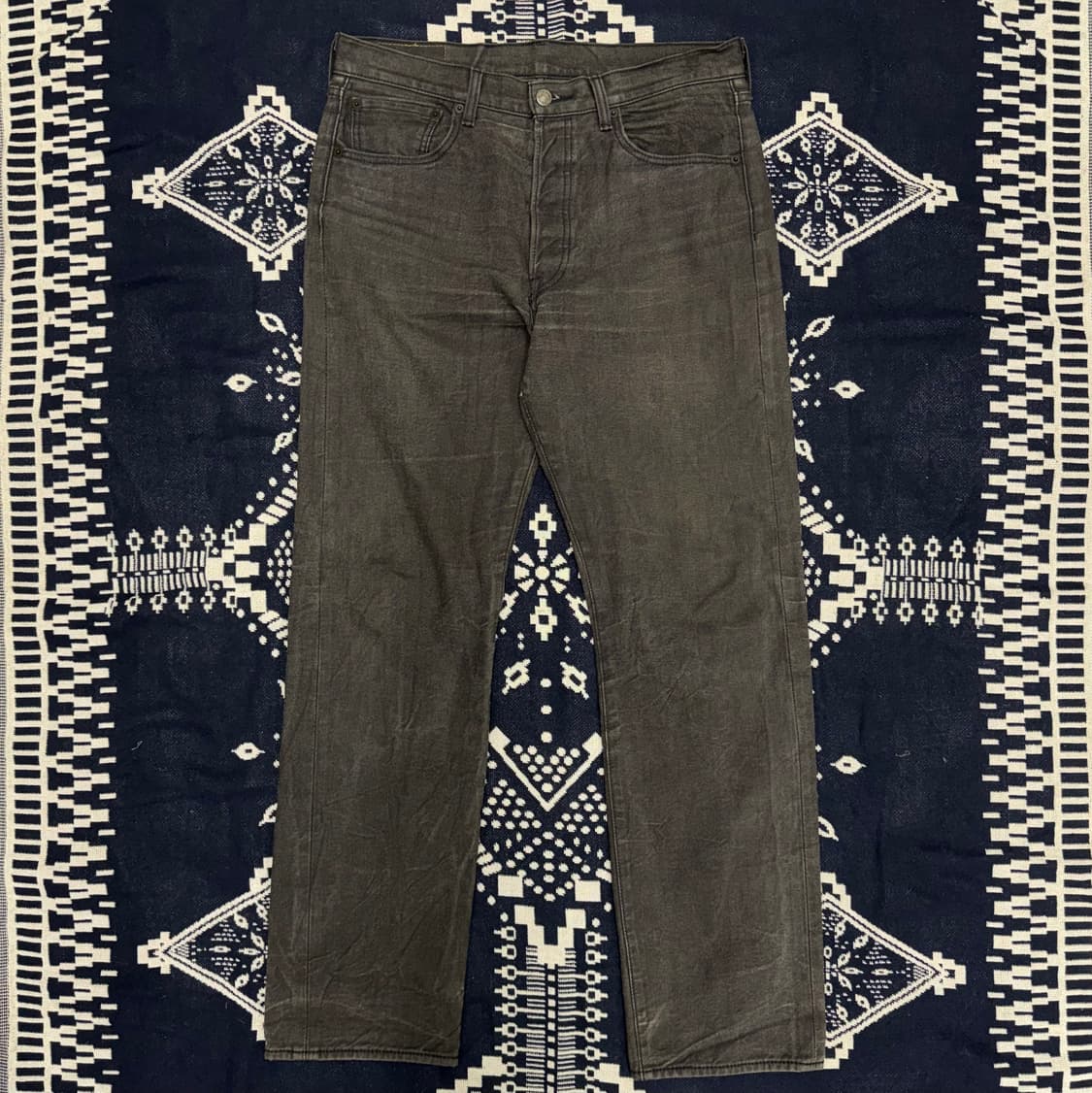 리바이스 501 흑청 데님 팬츠 상품이미지3