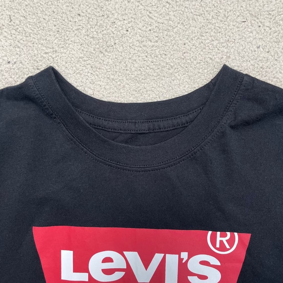  LEVI'S 빅로고 티셔츠 블랙 L 상품이미지2