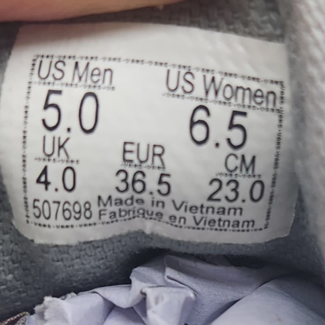 반스 올드스쿨 발라드  블루 스니커즈 230 상품이미지6