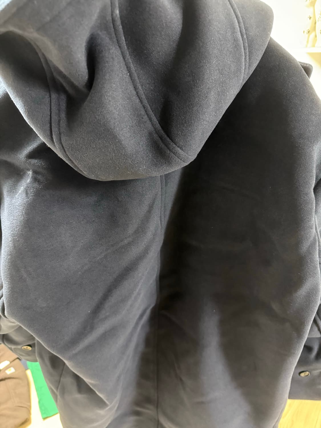 파르티맨토 오버사이즈 멜톤 더블 롱 코트 상품이미지3