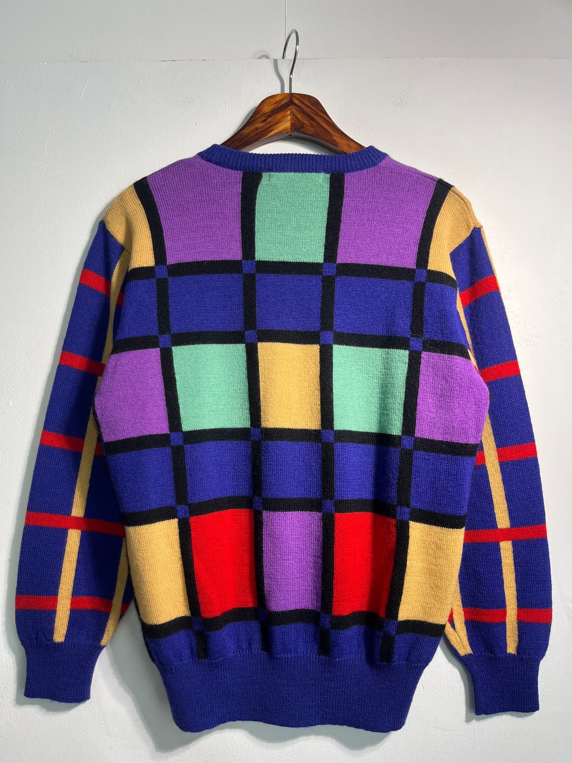 Wool 100% 멀티컬러 니트 울100 상품이미지2