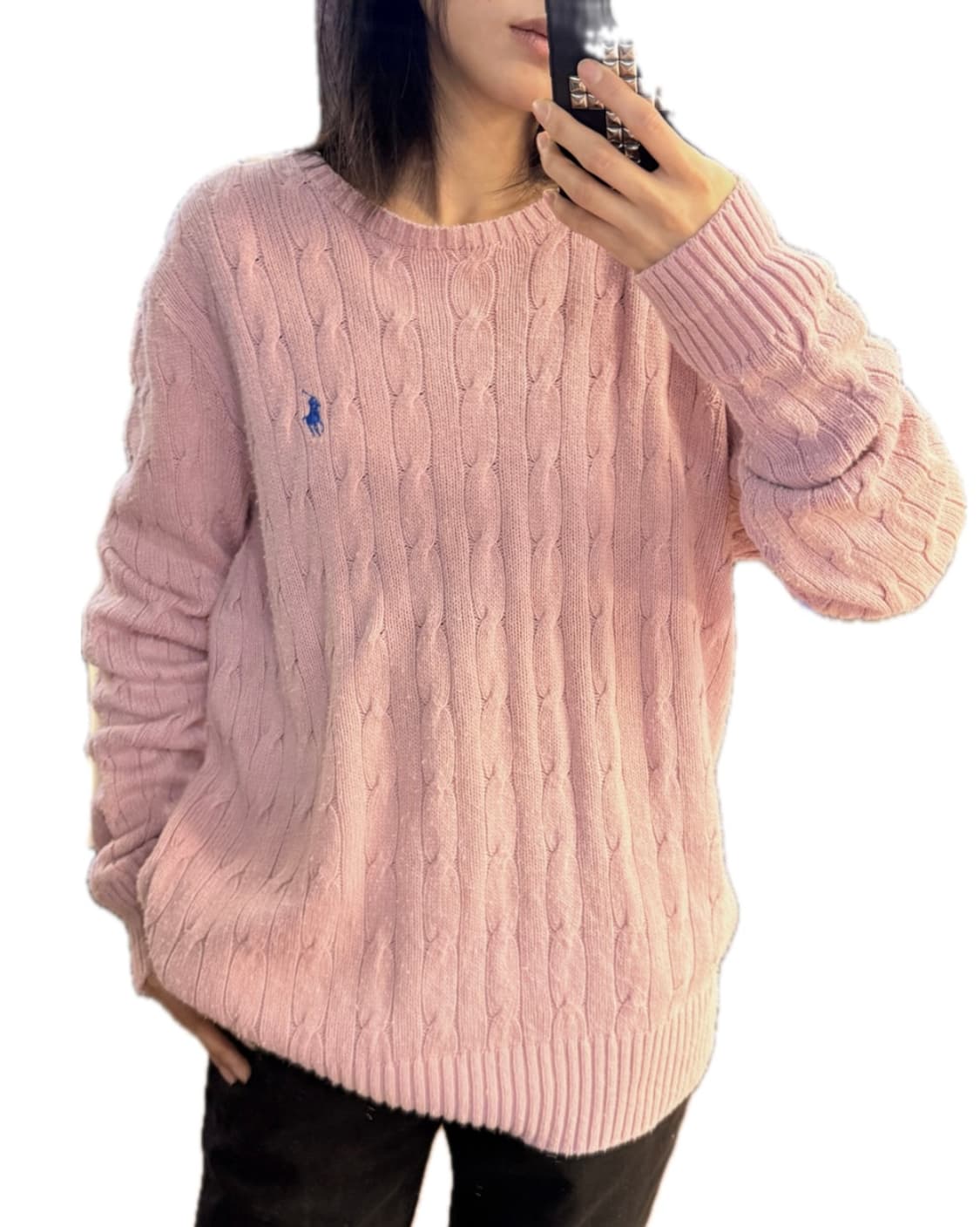  Polo Ralph Lauren 폴로 랄프로렌 연보라 니트 상품이미지1