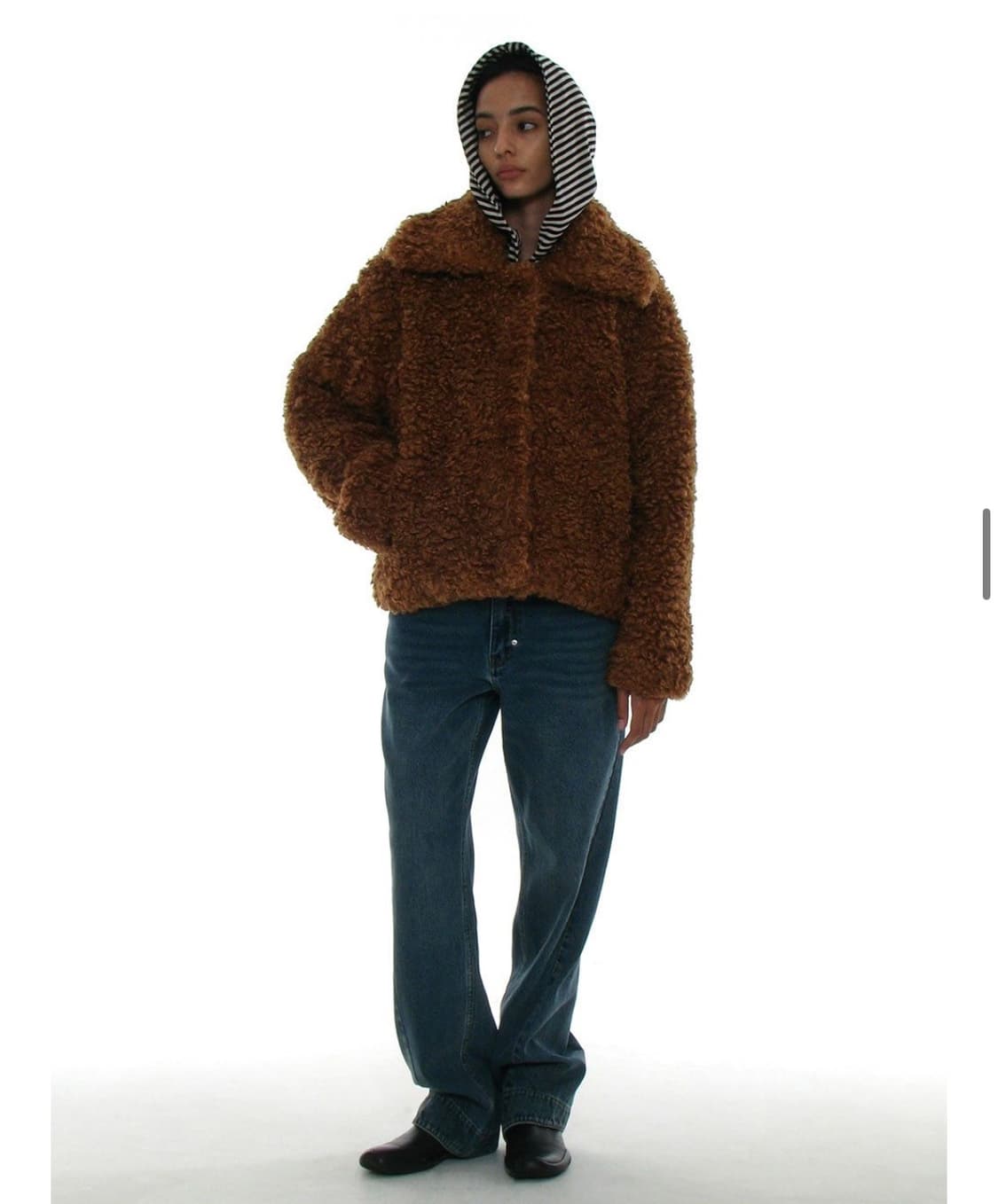 파르티멘토 우먼 퍼자켓 (브라운) 상품이미지2