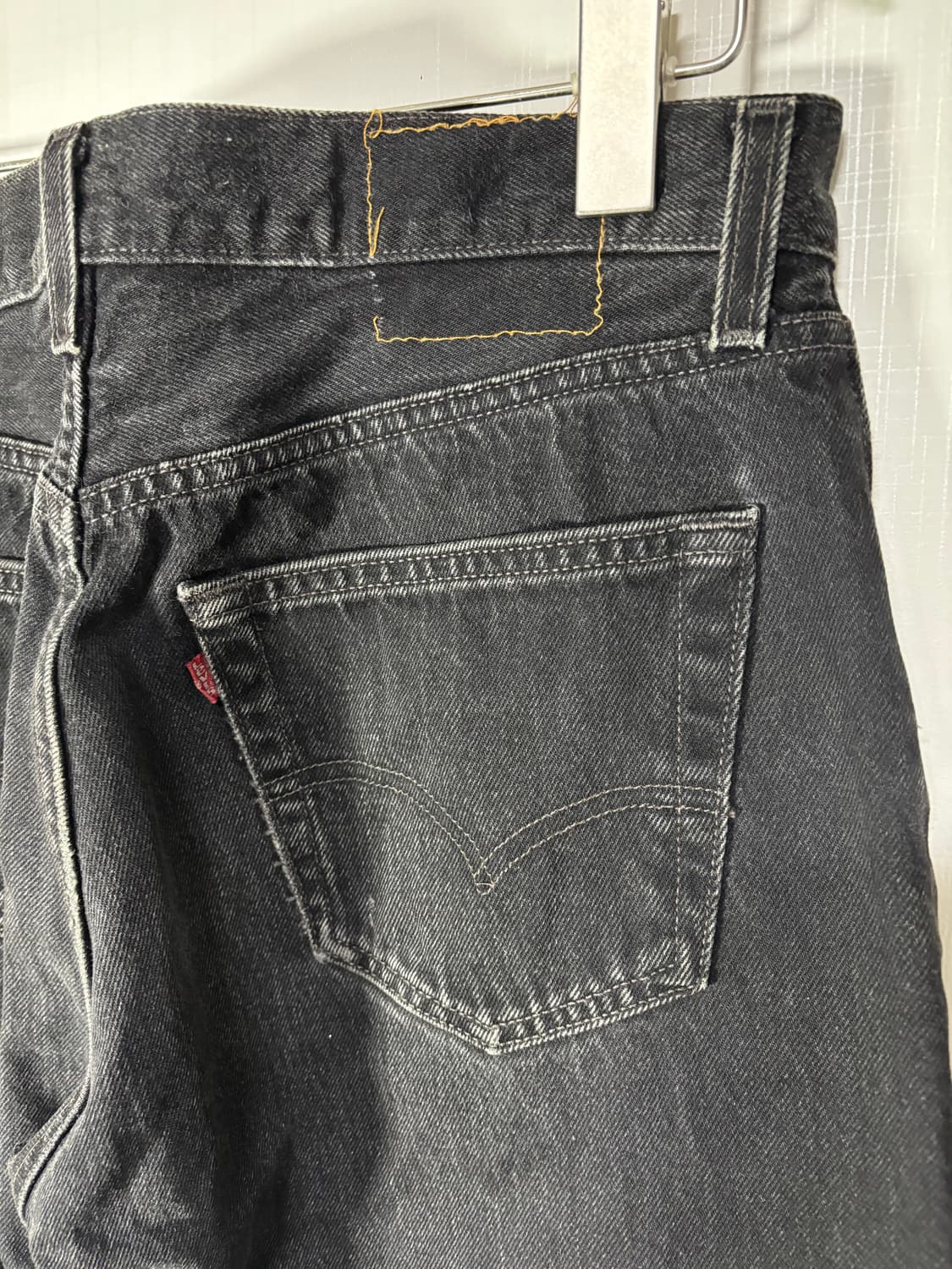 90s USA Levi's 501 black 리바이스 빈티지 데님팬츠 상품이미지3