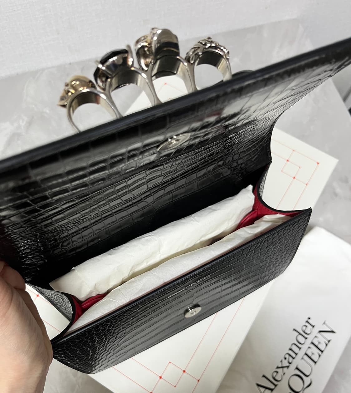 알렉산더맥퀸 쥬얼사첼백 미디움새상품급 상품이미지6