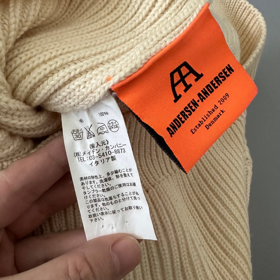 안데르센 안데르센 andrrsen andersen 니트 상품이미지5