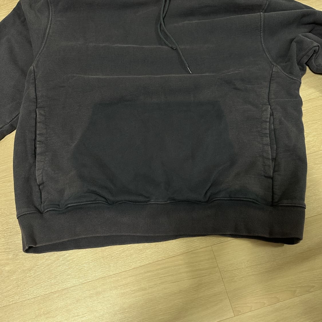 L 에스파이 후드티 워싱 네이비 상품이미지3