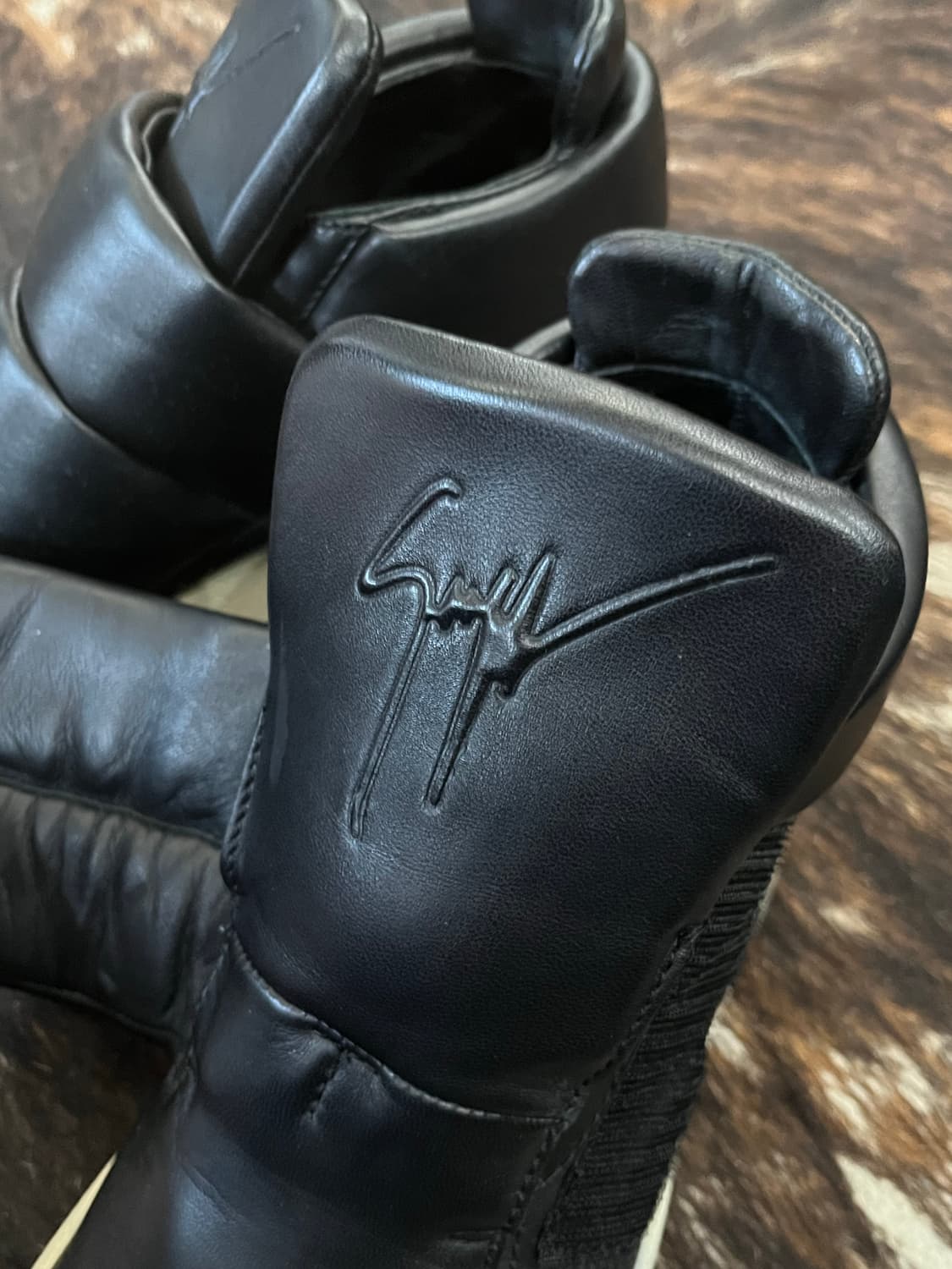 Giuseppe Zanotti Leather High Top Shoes 상품이미지5