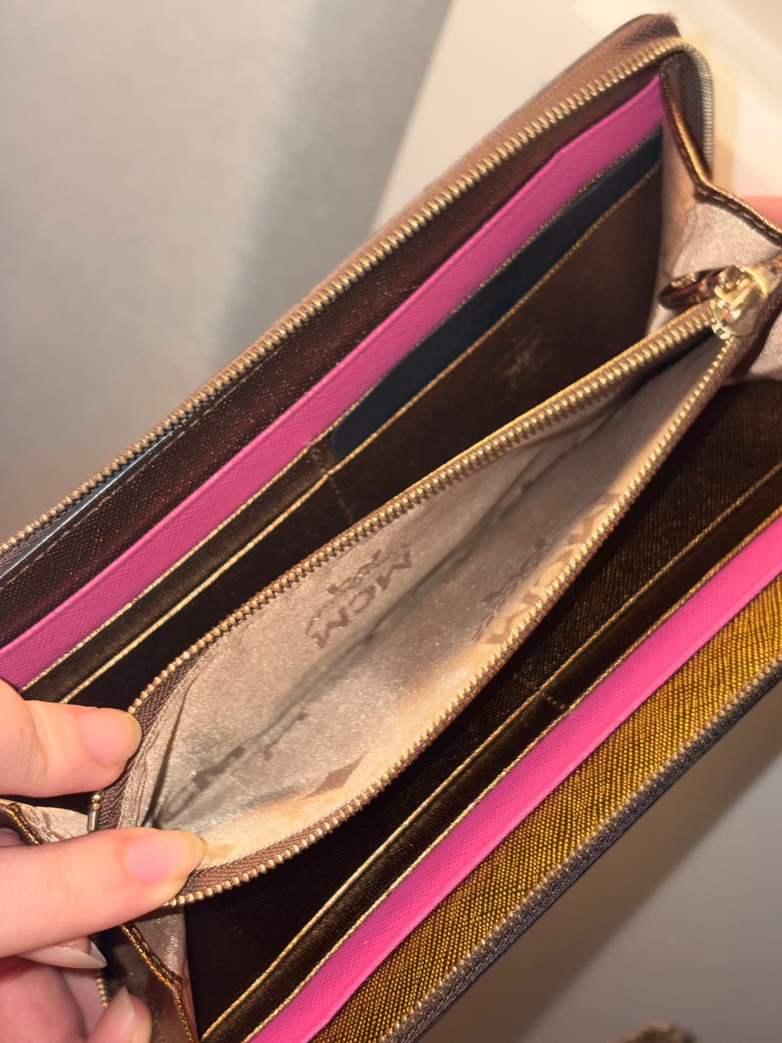 MCM 골드 장지갑 상품이미지4