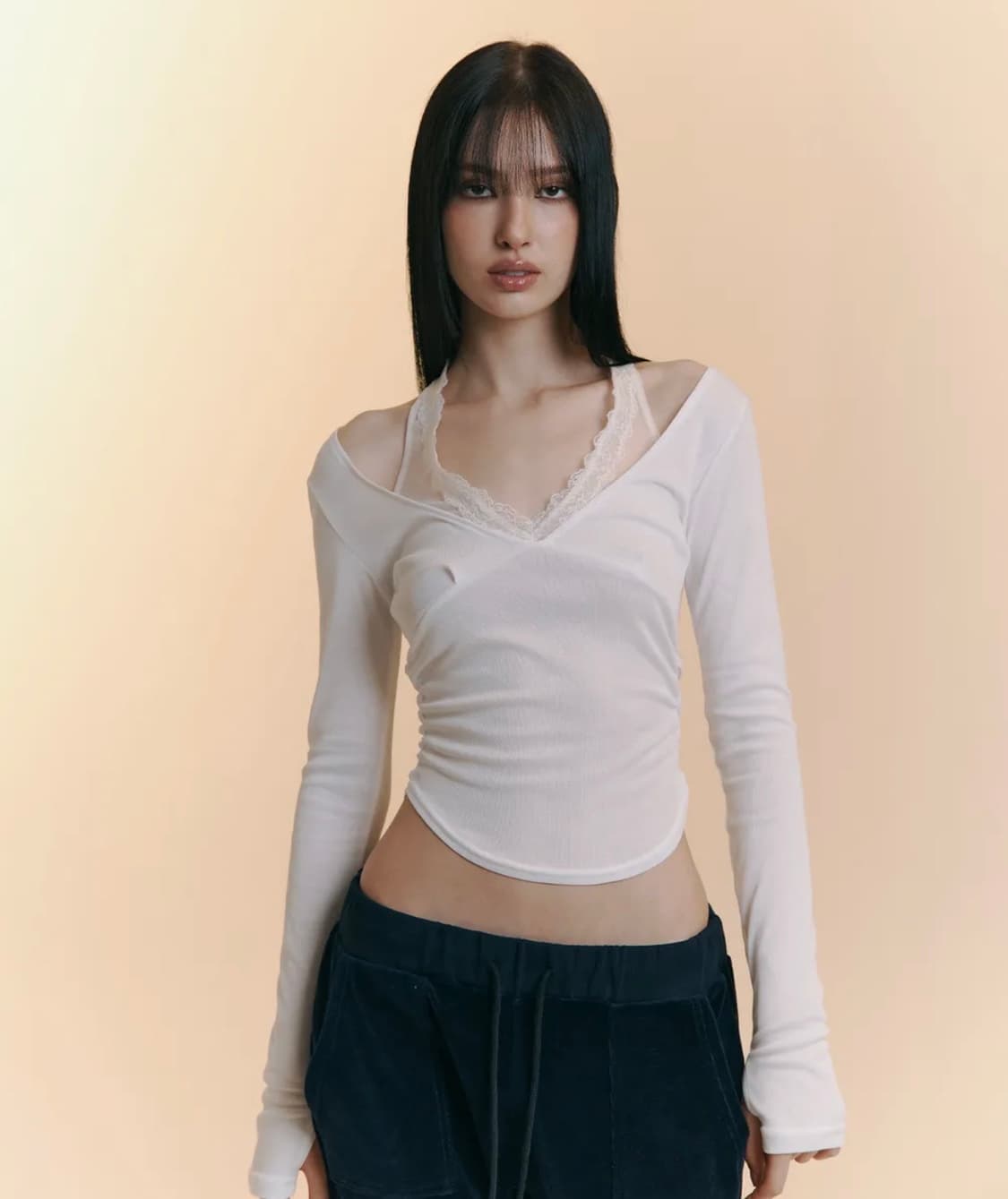 플리즈노팔로우 롱슬리브탑 상품이미지1