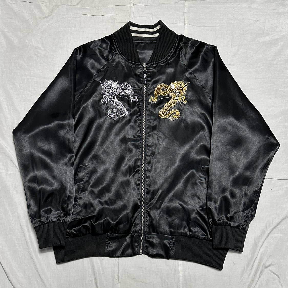 XXXL studio hiro 리버시블 사틴 독수리 용 상품이미지4