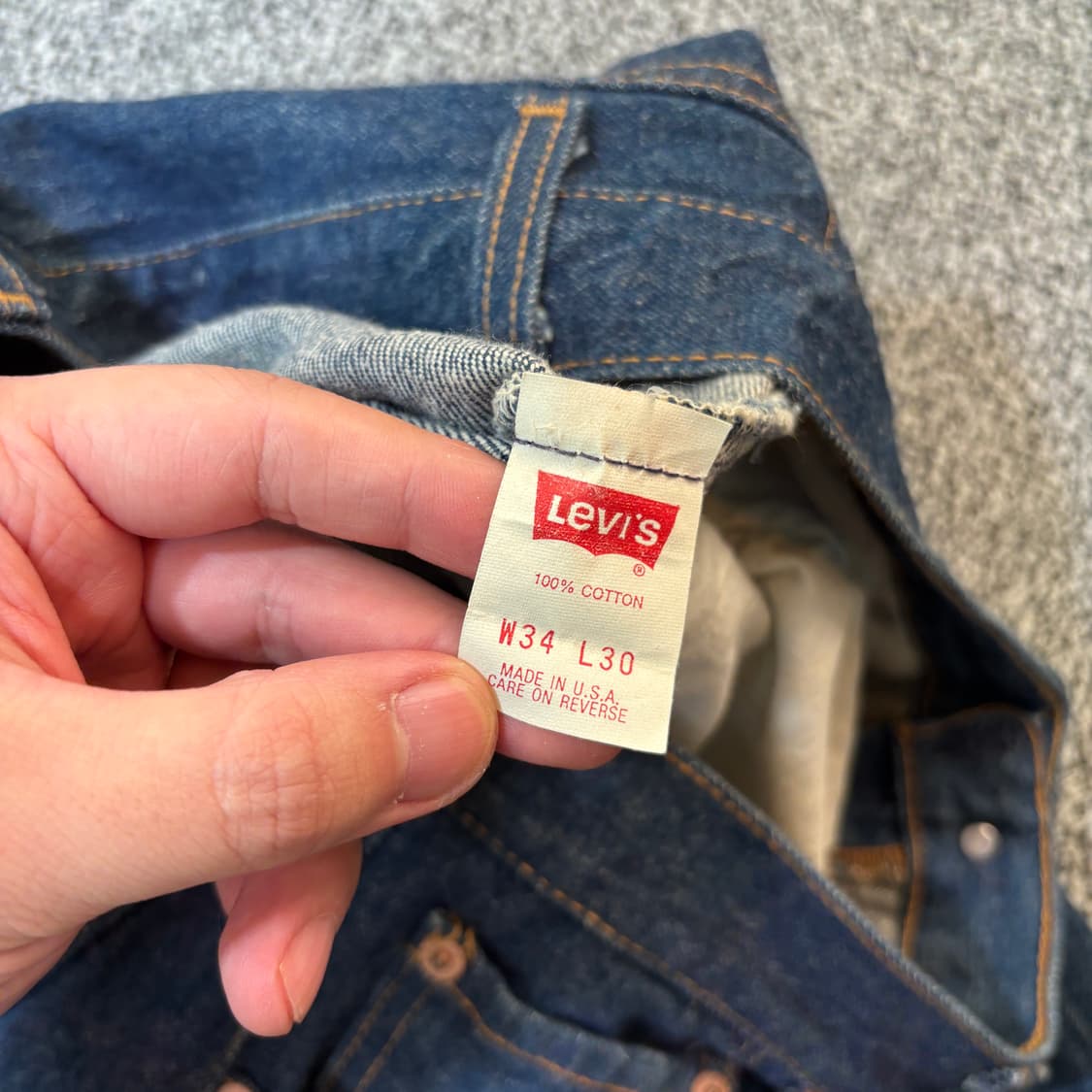 리바이스 501 90s USA 데님 팬츠 (34/30) 상품이미지6