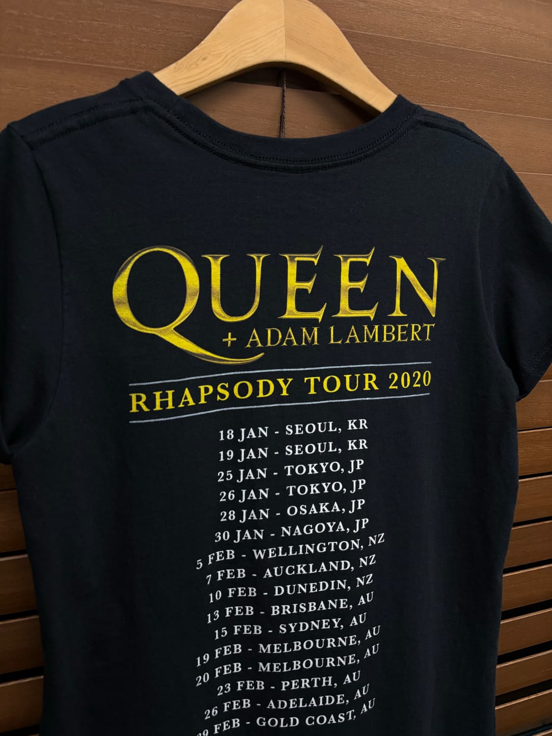 퀸 월드투어 밴드티  Queen + Adam Lambert 2020 상품이미지4