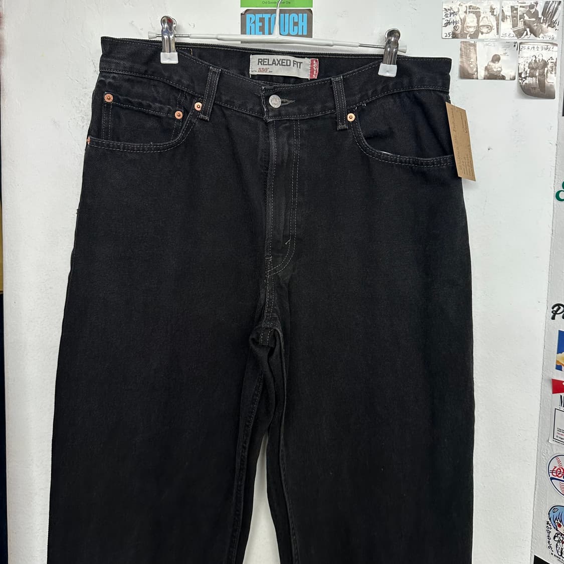 00’s 리바이스 550 릴렉스핏 블랙진 상품이미지2