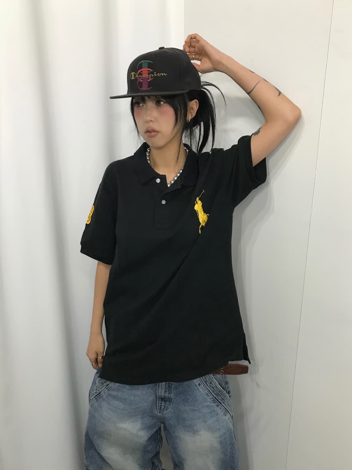 Polo Big Pony Black PK T-shirt 상품이미지3