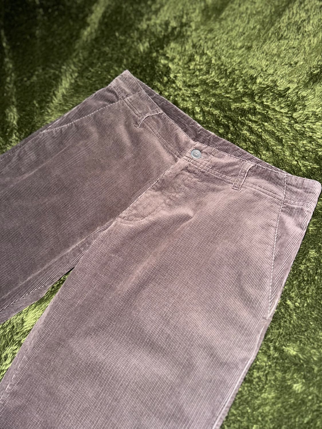 [XL] 00s 나이키 재팬 클럽 스우시 집 포켓 코듀로이 팬츠 브라운 상품이미지2