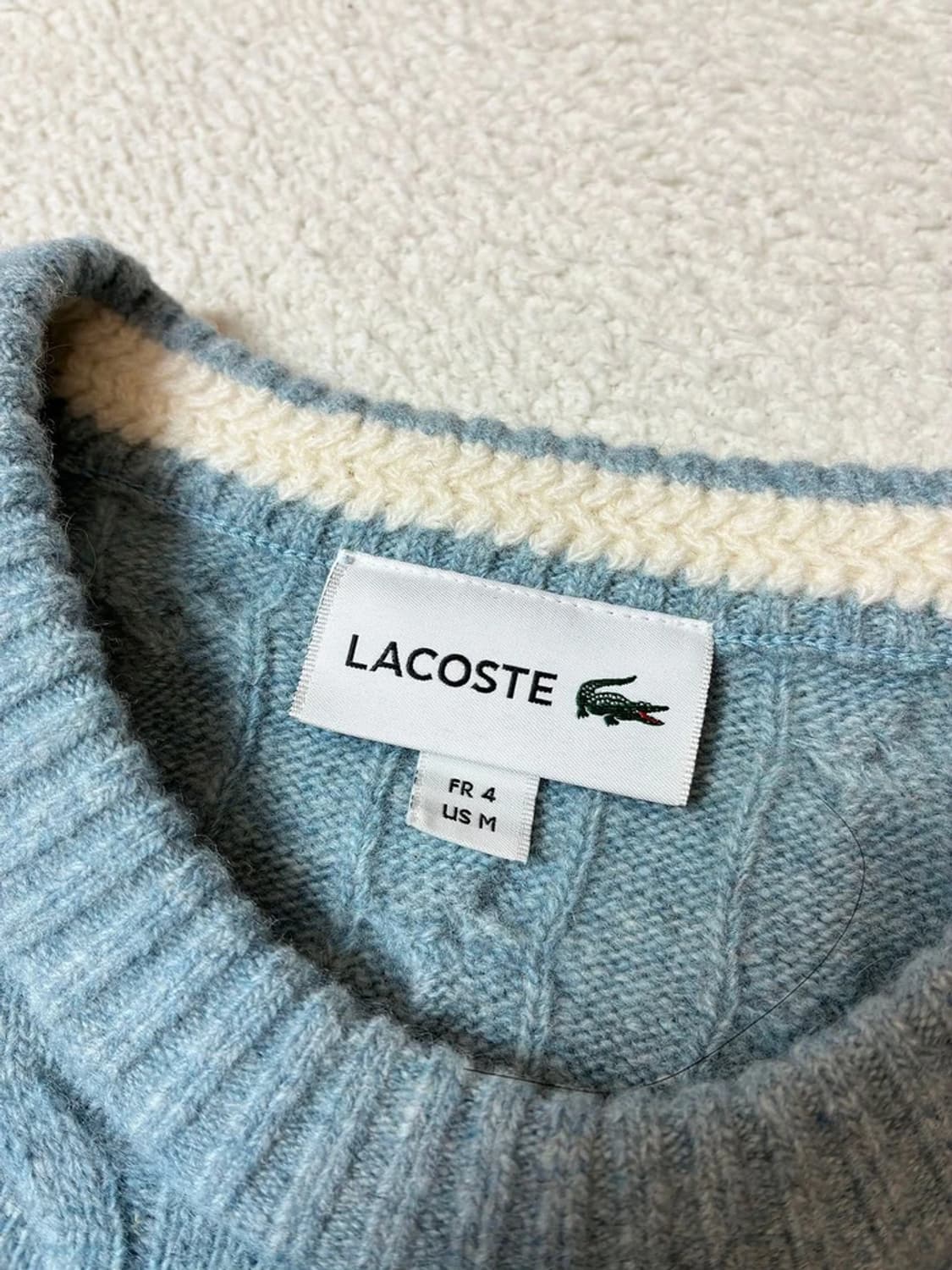 라코스테 맨즈 케이블 풀오버 니트 PN7685 상품이미지7