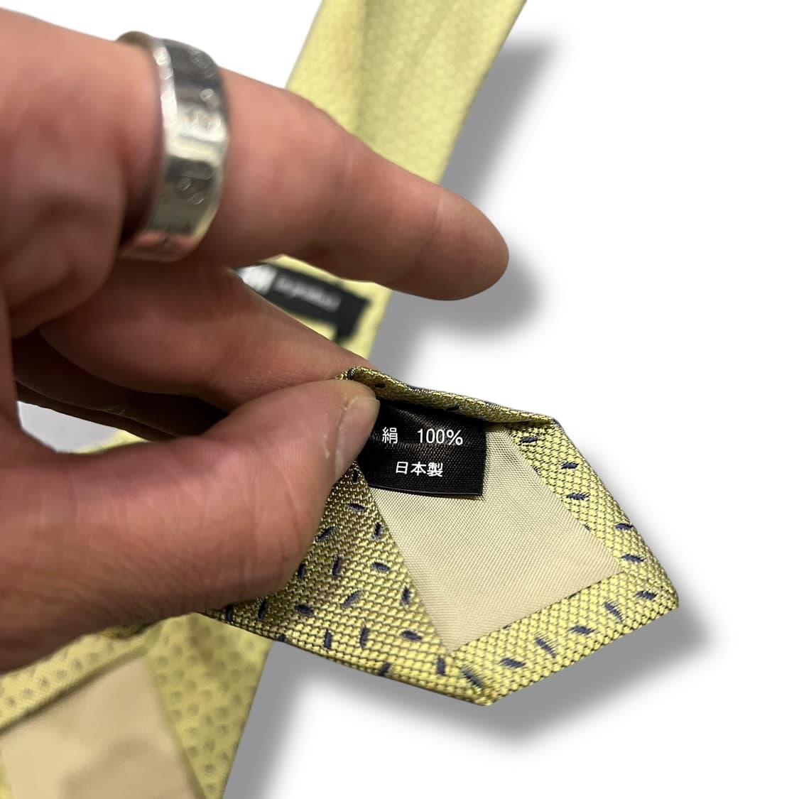  이세이미야케 패턴 실크 넥타이 y14362 상품이미지6