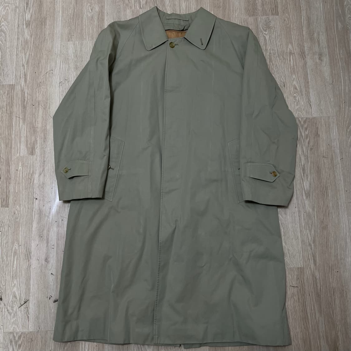 버버리 런던 안간 내피 싱글 트렌치코트 M/95  상품이미지1