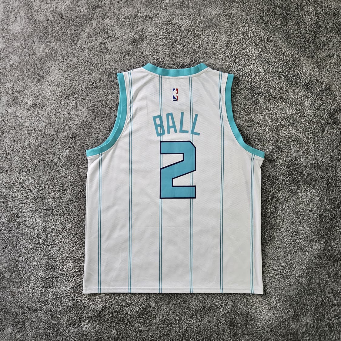 [무료배송] Jordan 샬럿 호네츠 BALL NBA 저지 상품이미지4