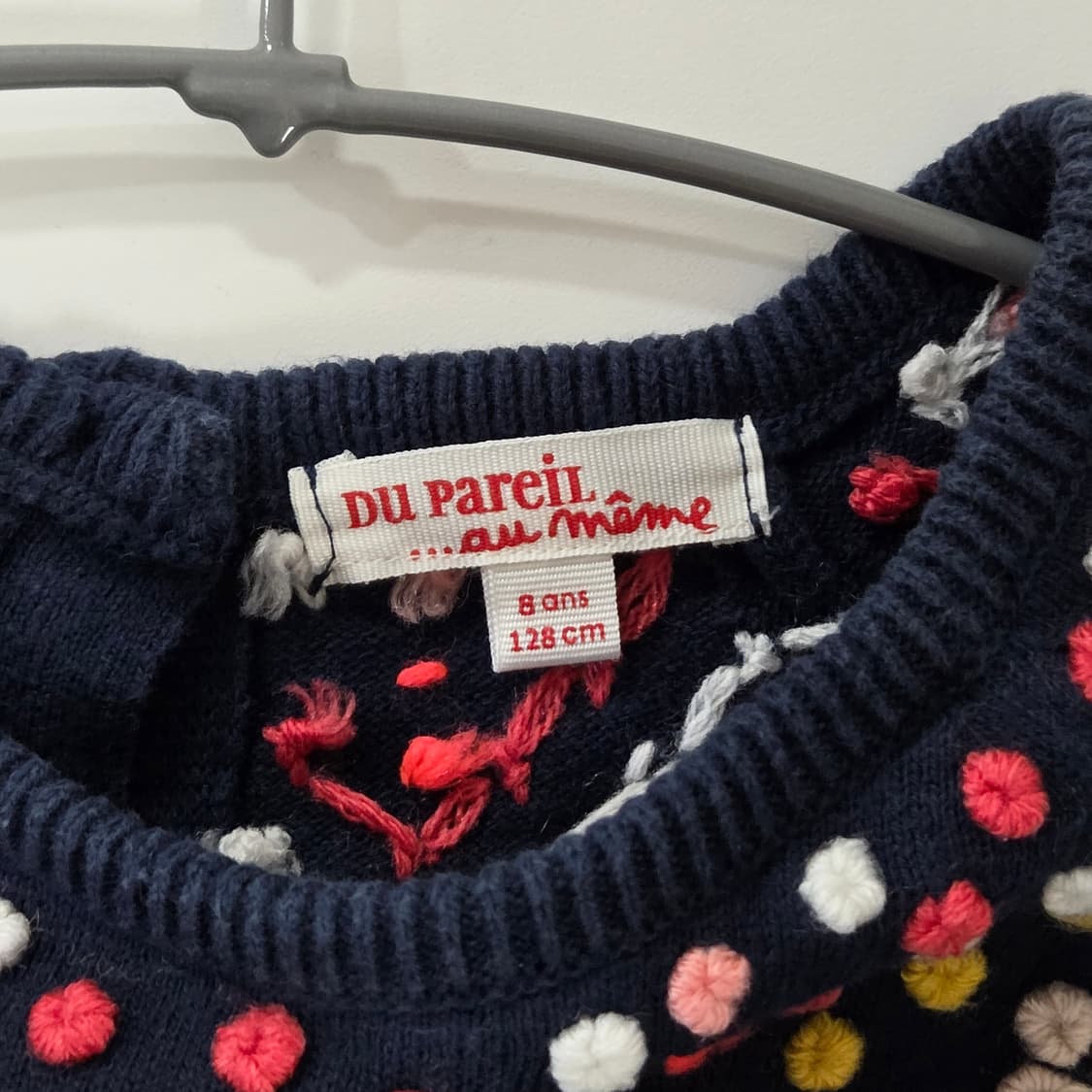 드팜 코튼 네이비 원피스 8A 상품이미지3