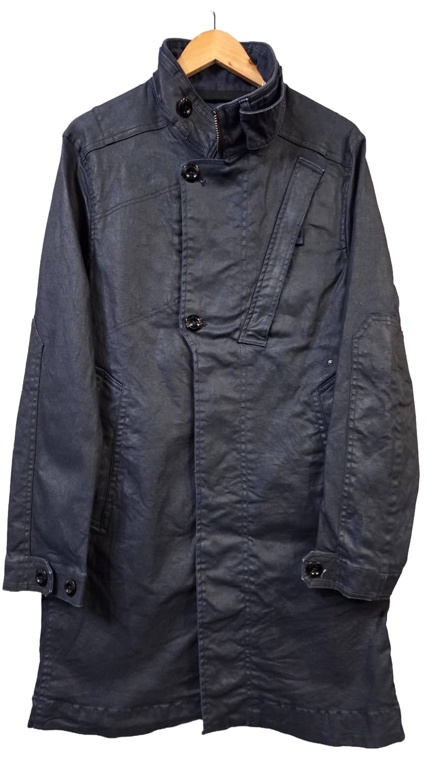 G-STAR네이비 블루 워싱 코트(M)택없음/디피용 상품이미지1