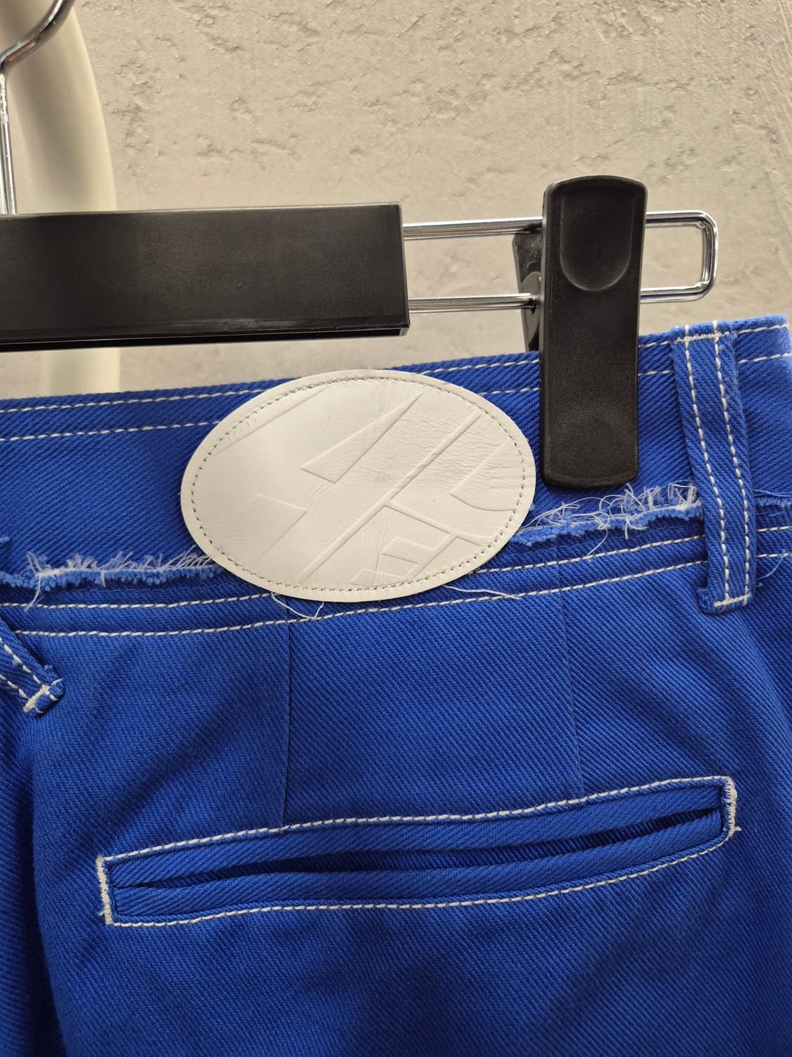 ADERERROR 블루 코튼 팬츠 A4 상품이미지4