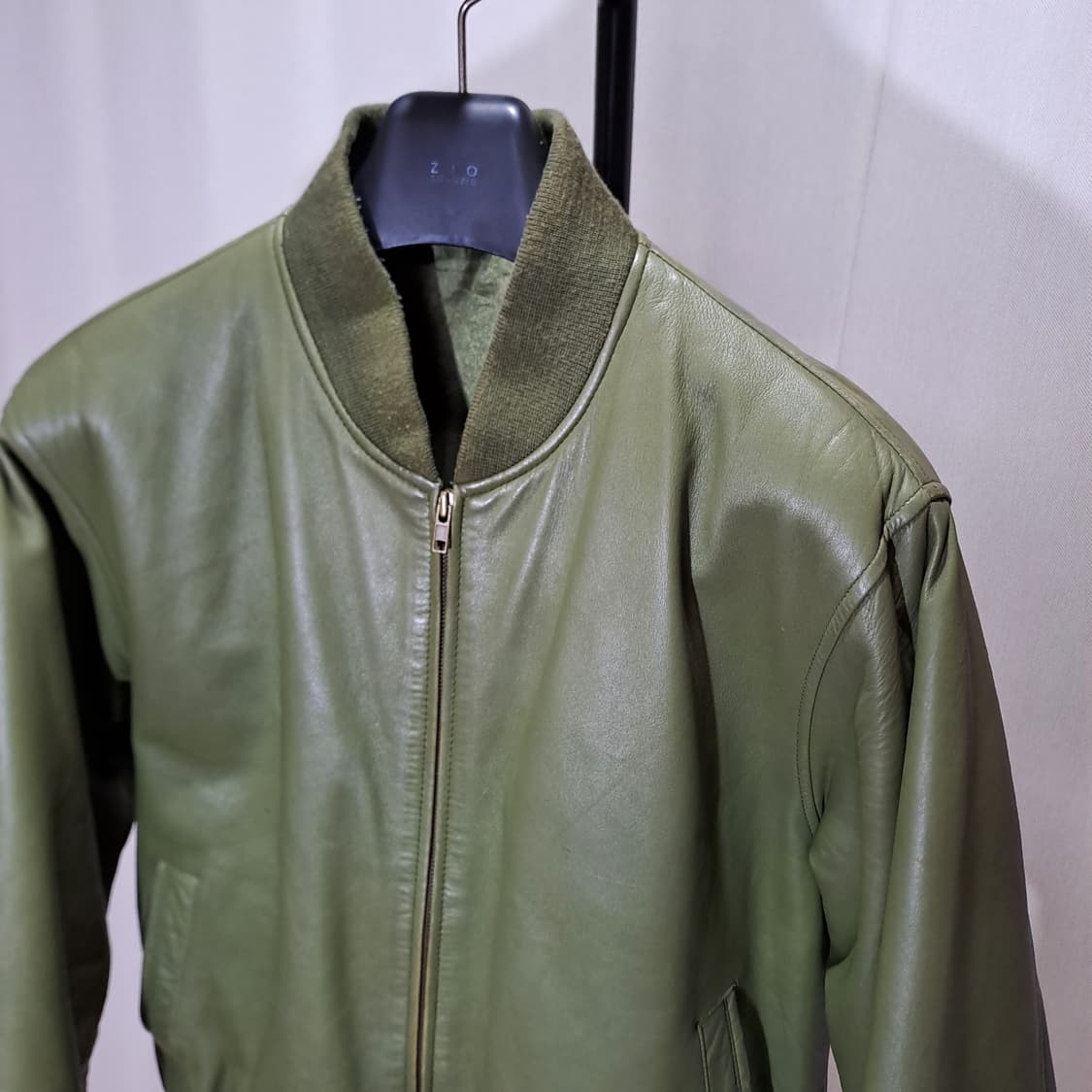 (택포) Schiatti 이태리 핸드메이드 양가죽 블루종 100 B656 상품이미지2