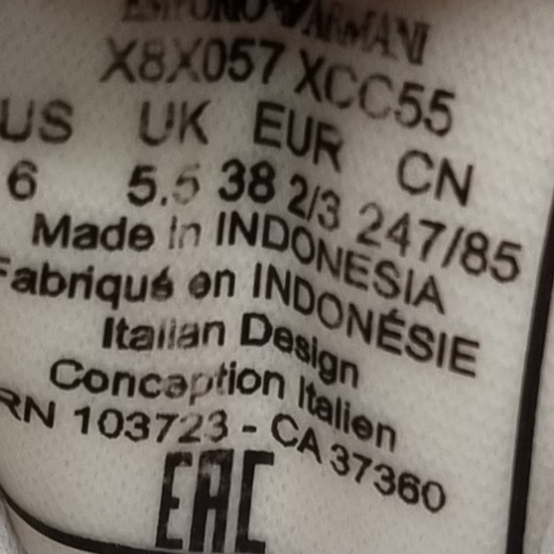 엠포리오아르마니 ea7 운동화245 상품이미지6