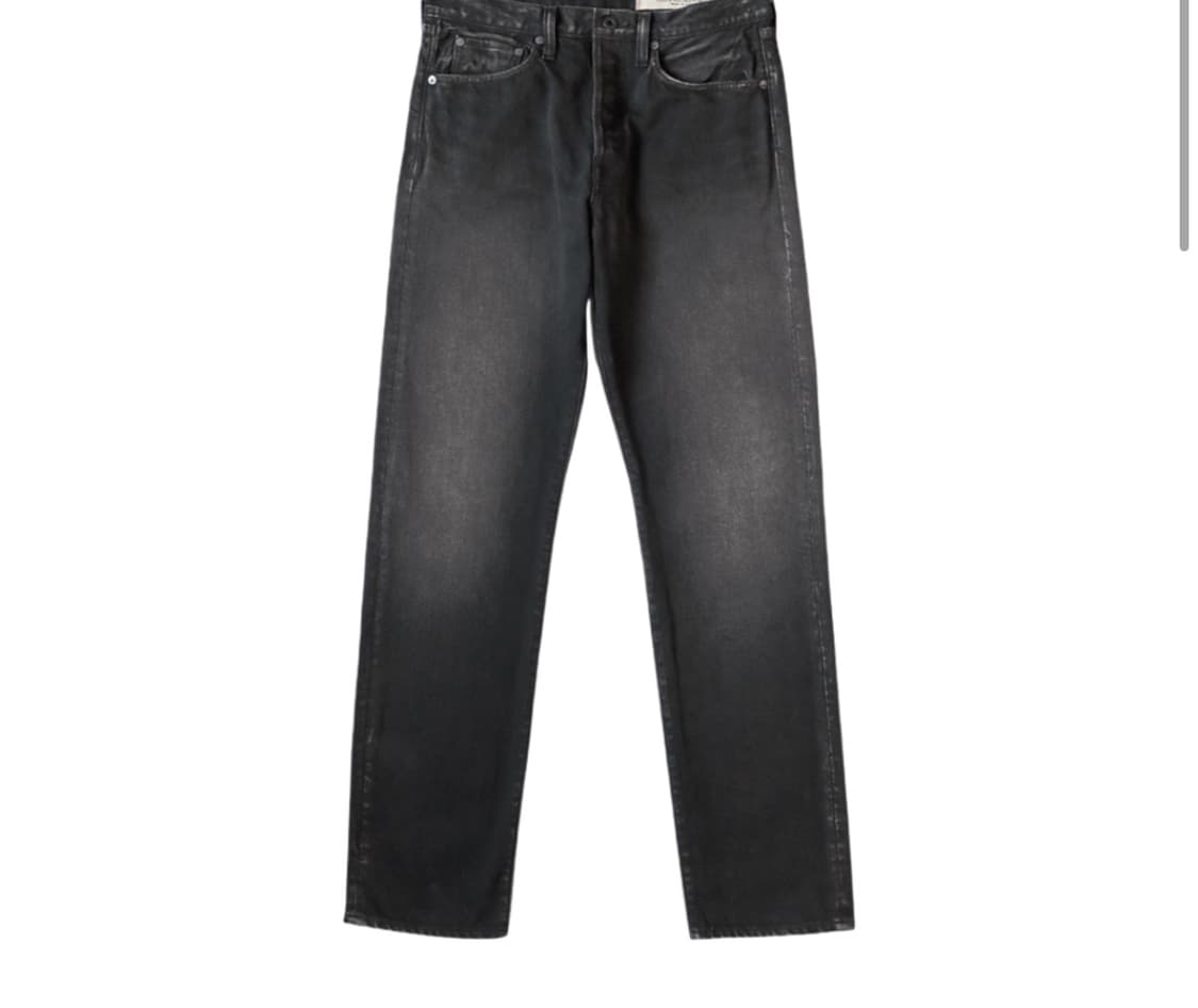 [34] 캐피탈 14온즈 블랙 X 블랙 데님 5P 몽키 시스코 블랙 상품이미지1