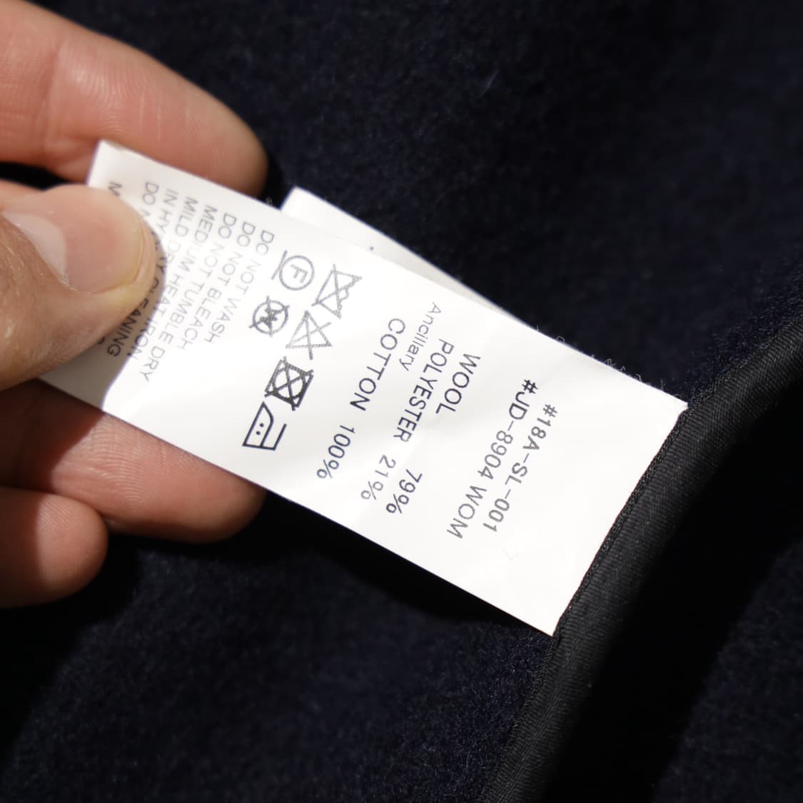 단톤 카라리스 울 자켓 상품이미지8