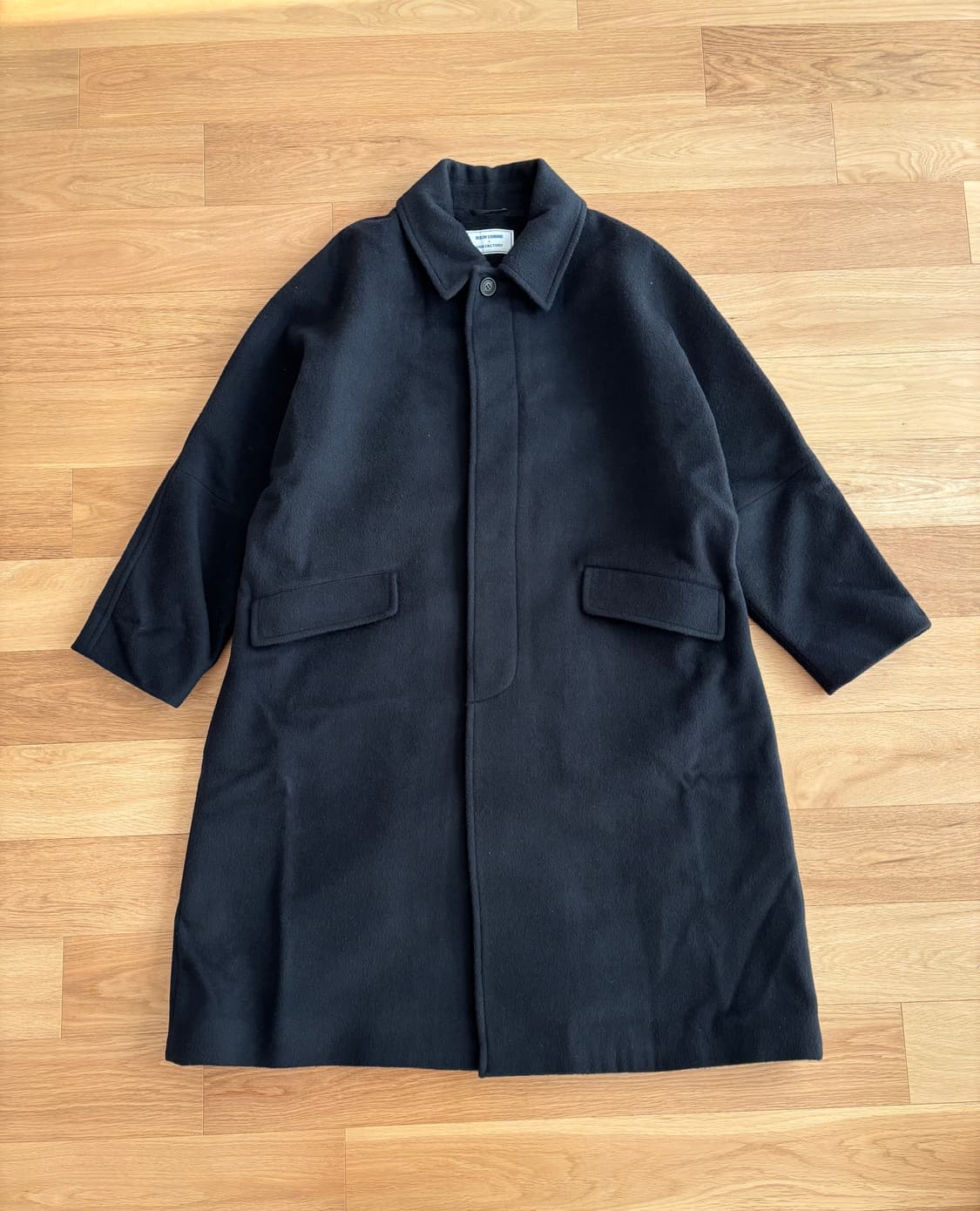 비슬로우x오에이앰팩토리 오버사이즈 울 맥시 코트 L 상품이미지3