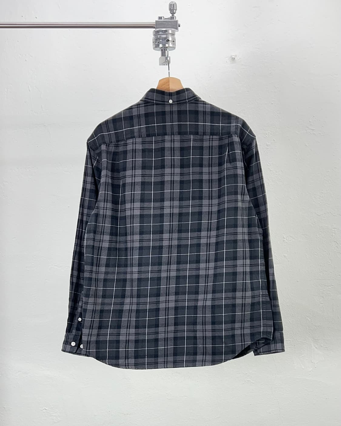 슈프림 24fw 플레이드 플란넬 셔츠 블랙 상품이미지6