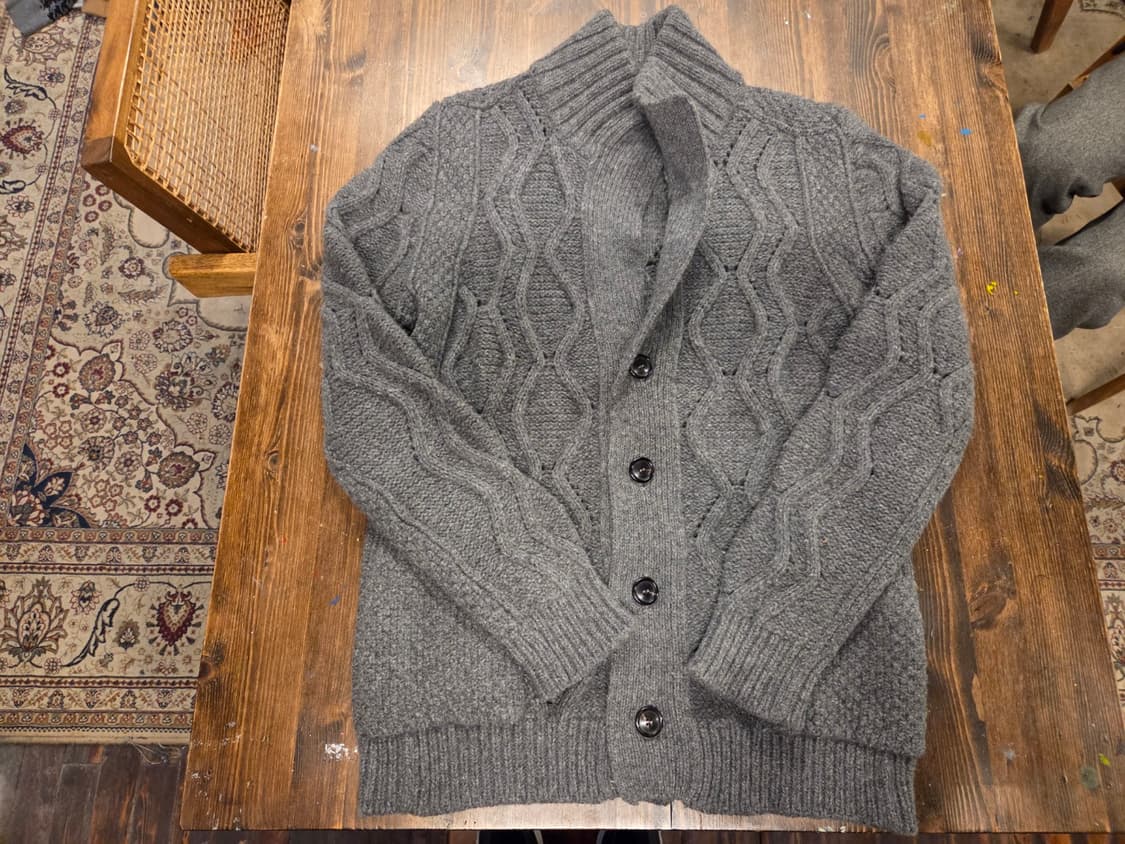 마리오 그리포니 케이블 카디건 상품이미지1