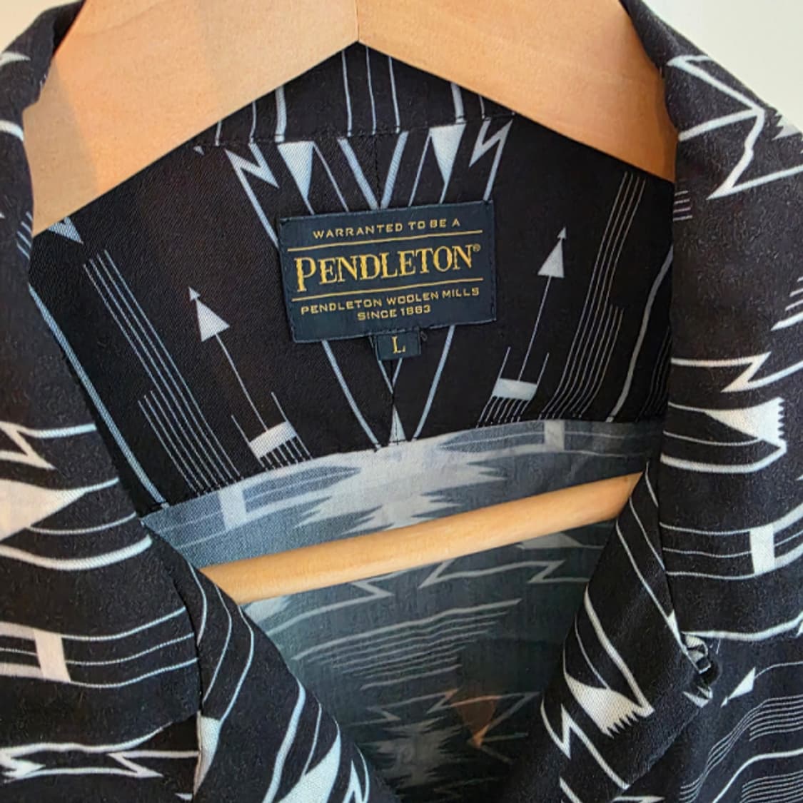PENDLETON 펜들턴 나바호패턴 오픈 컬러 1/2 셔츠 상품이미지3