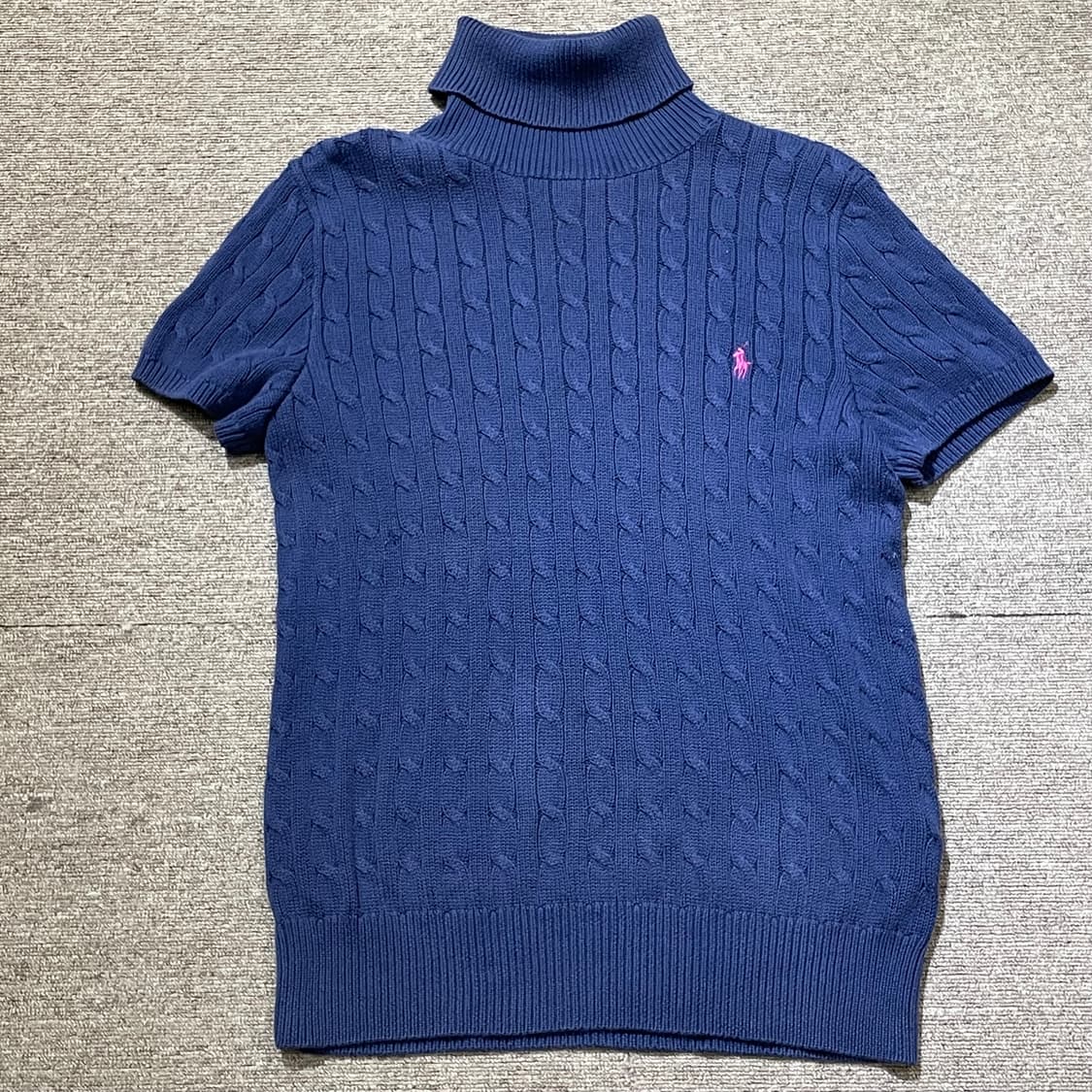 (XL) POLO 폴로 랄프로렌 스포츠 케이블 반팔 니트 상품이미지3