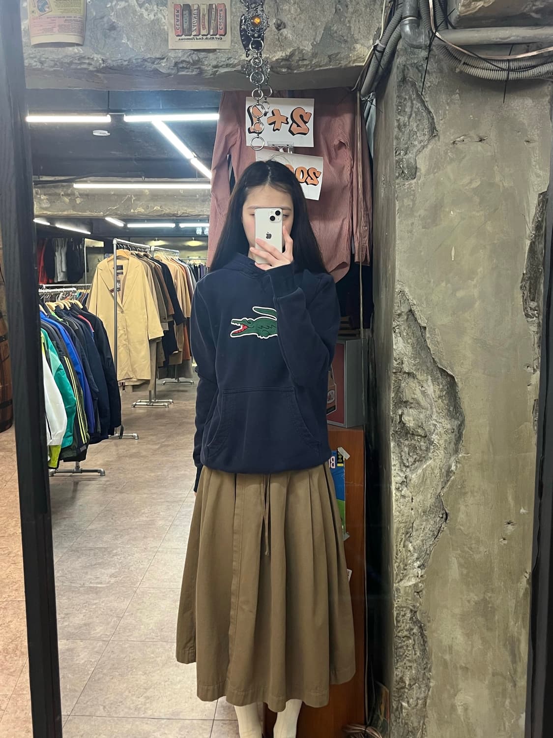 라코스테 후드티 네이비 #csz3253 상품이미지2