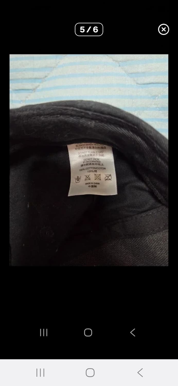 발렌시아가 블랙 볼캡 56~ 상품이미지5