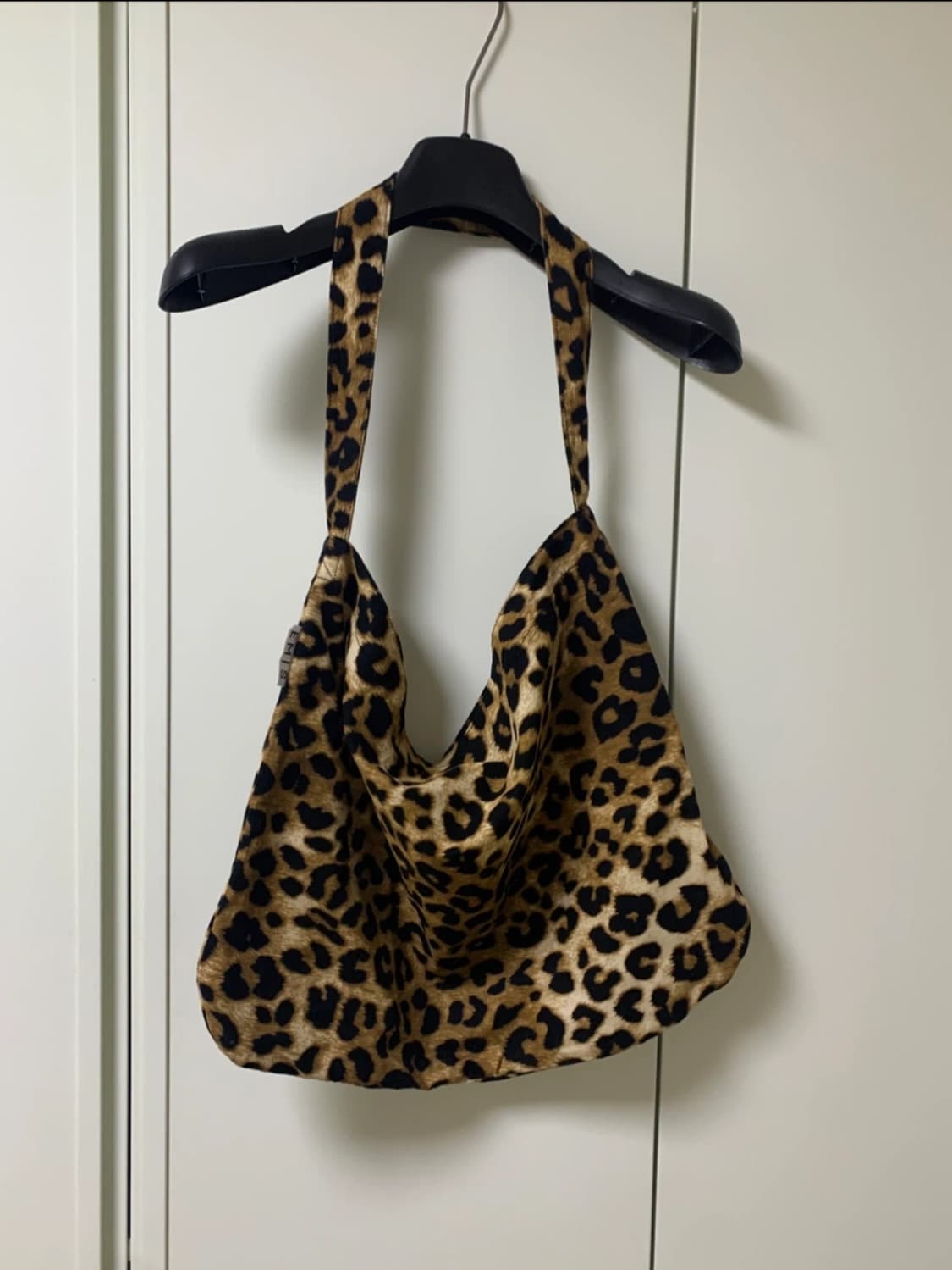 이미스 뉴레오파드 코듀로이 에코백 베이지 상품이미지2