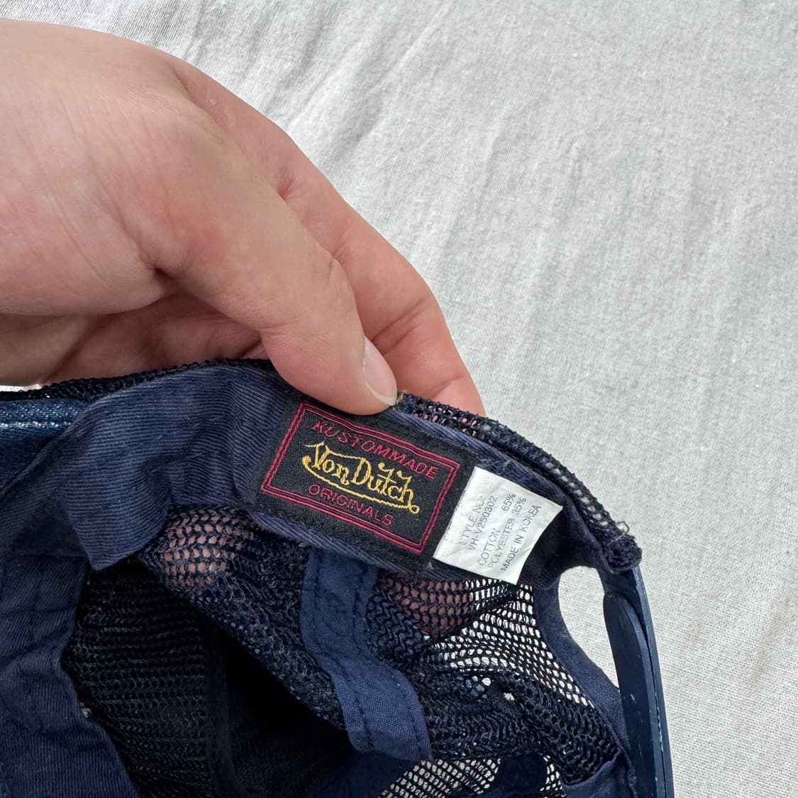 본더치 빈티지 메쉬 데님 볼캡  상품이미지5
