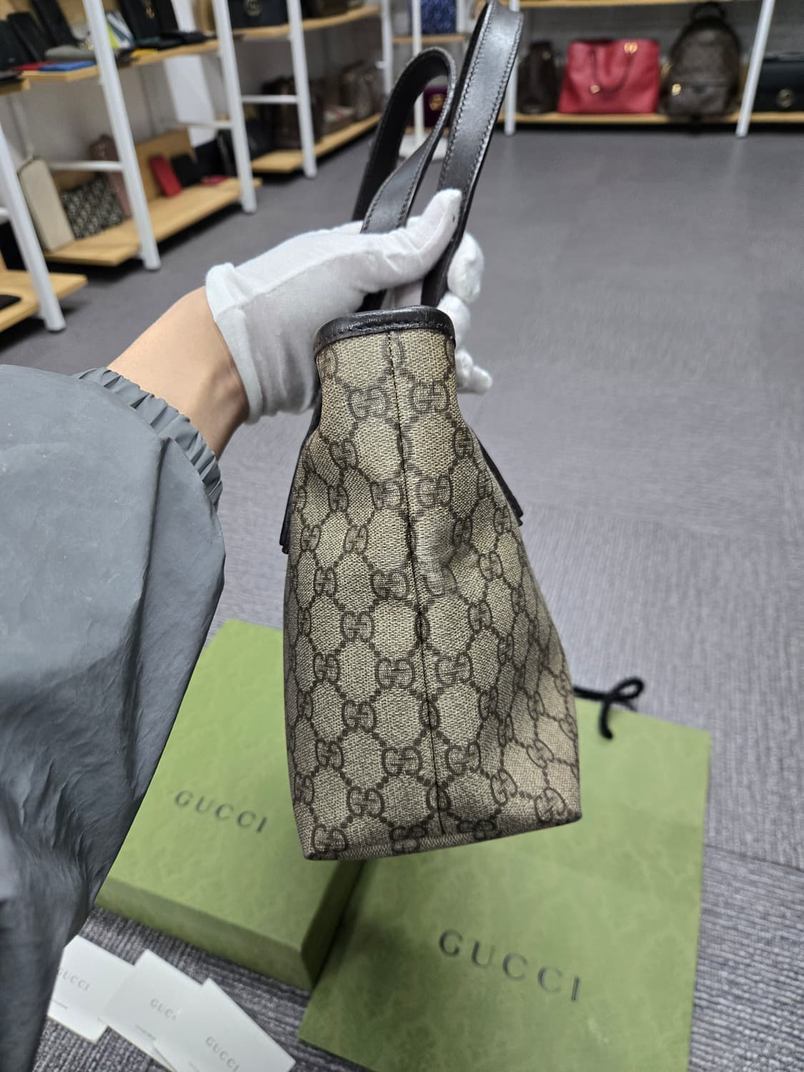 [정품][특가] 구찌 시그니처 토트백 상품이미지3