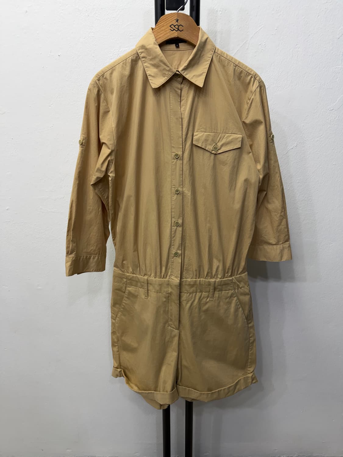 정품) 띠어리 베이지색 점프수트 2(55) 상품이미지1