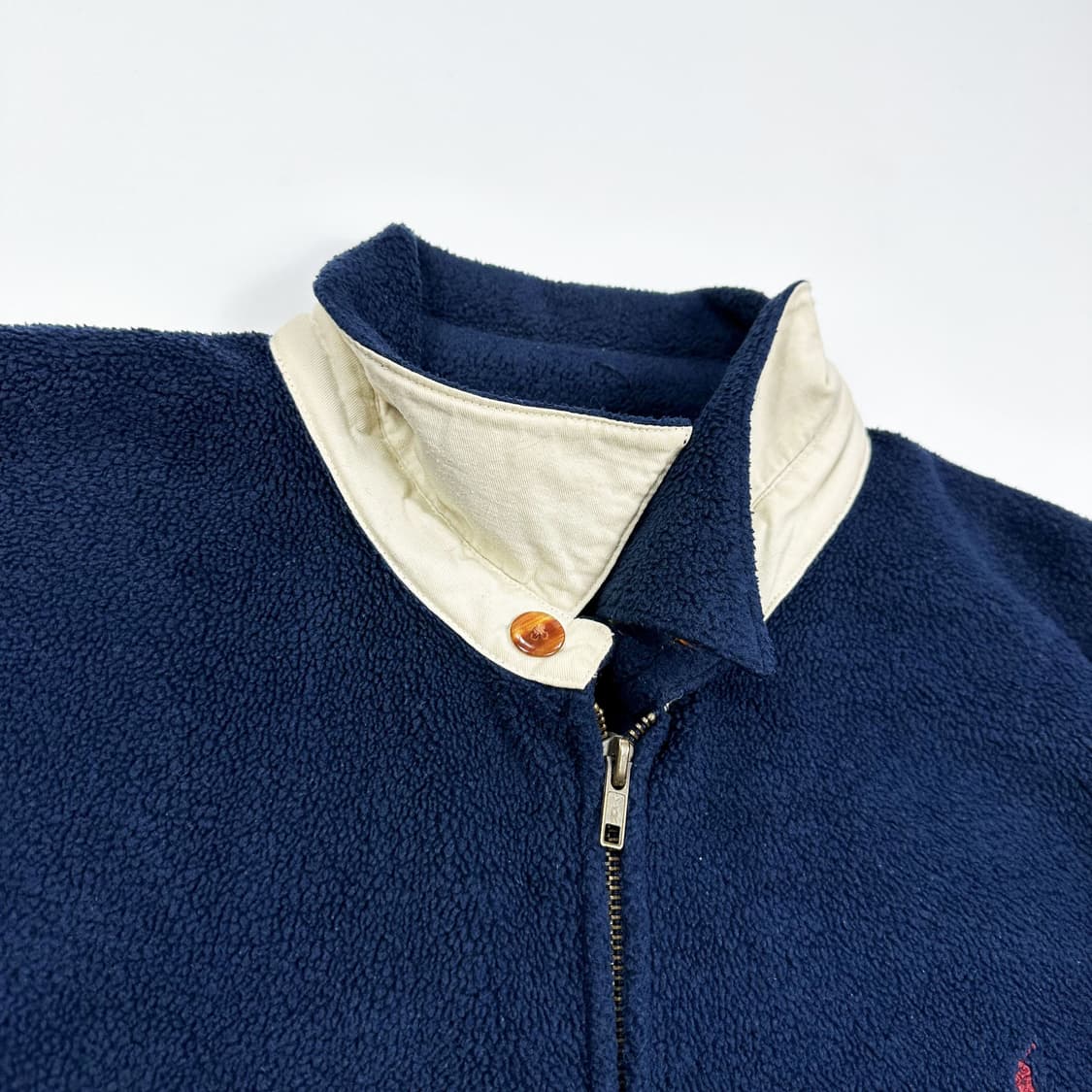 폴로 랄프로렌 올드 아카이브 플리스 블루종 자켓 M 상품이미지4