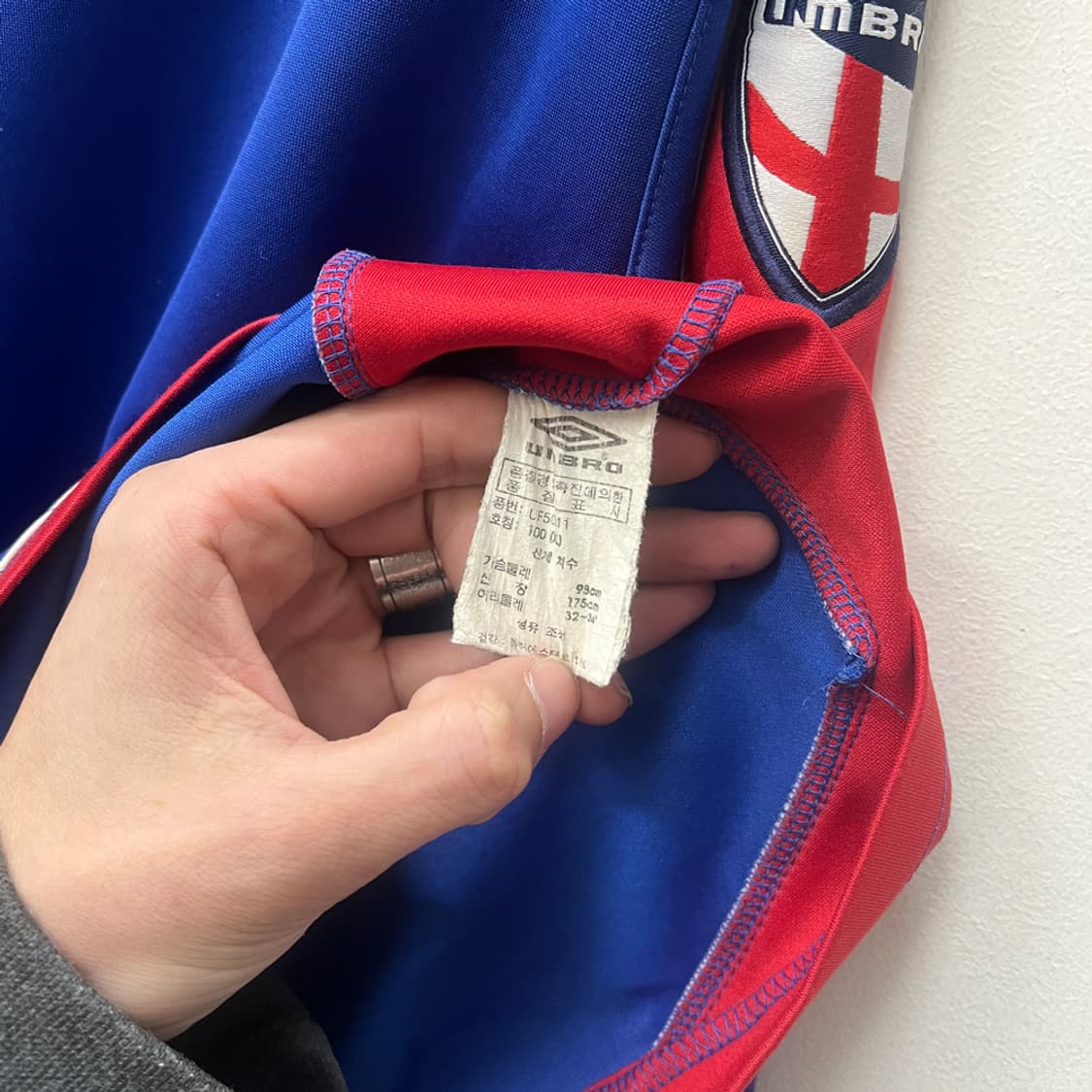 엄브로 잉글랜드 트레이닝 탑 100 상품이미지4