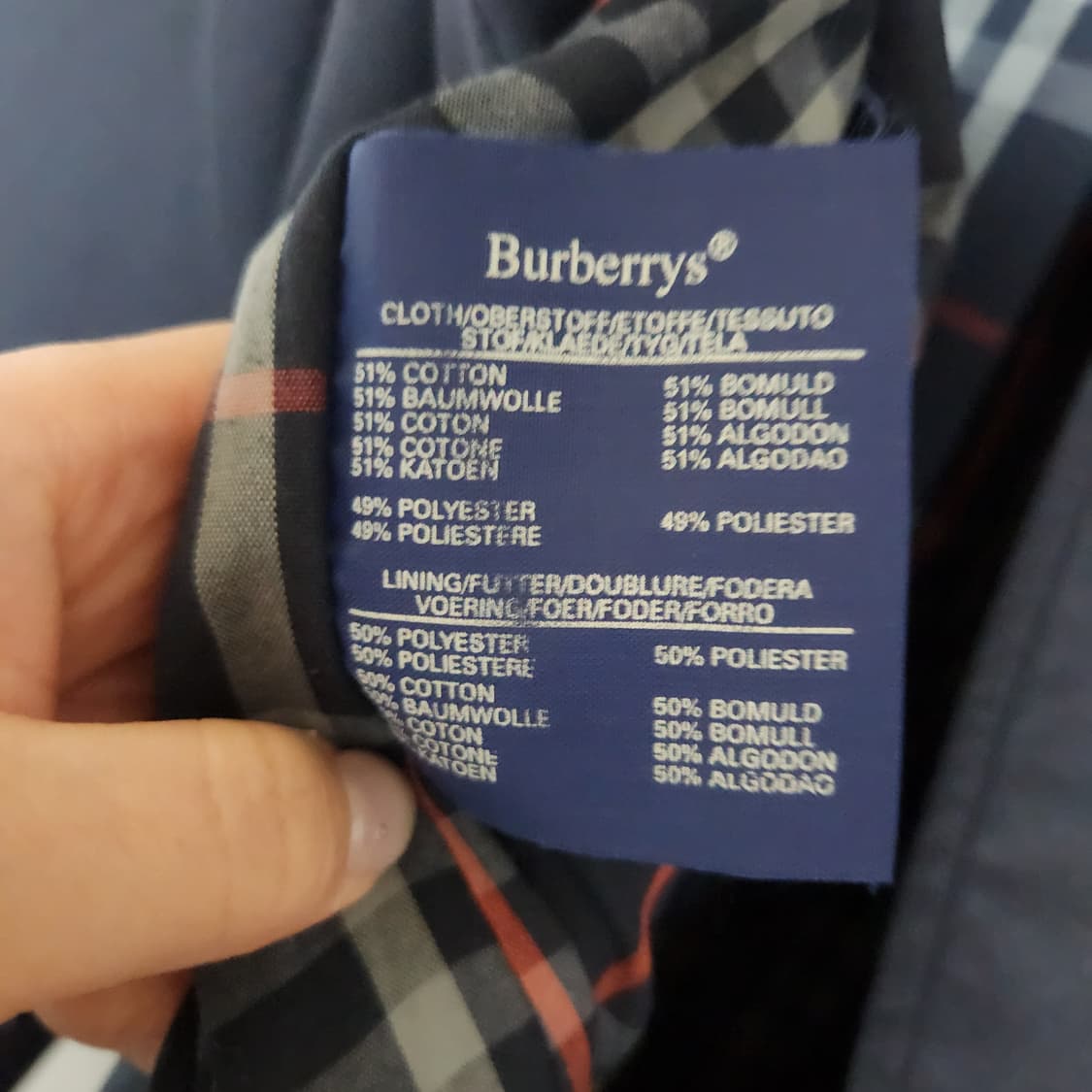 정품 버버리 트렌치코트 남95 드라이완료 상품이미지7