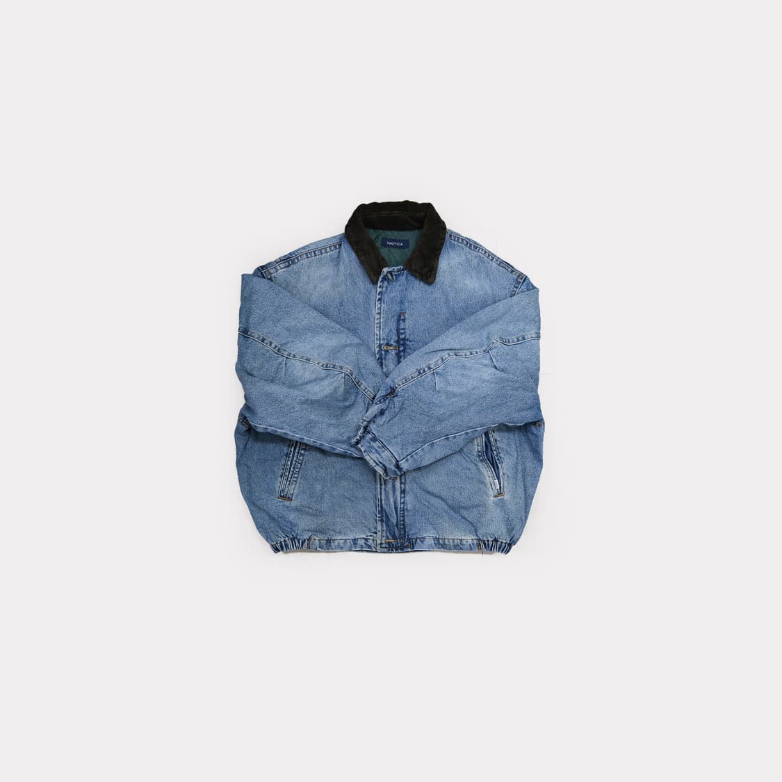 노티카 재팬라인 데님 블루종 인디고블루 L사이즈 상품이미지1